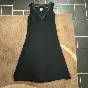 Ann Taylor Loft Black Dressy Dress, Midi length, Fully lined, Size 8